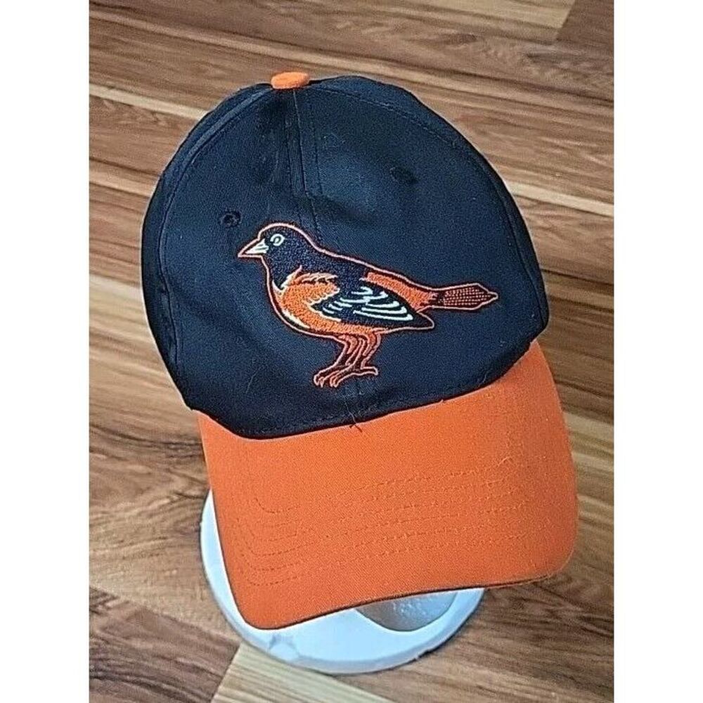 Vintage Baltimore Orioles Snapback Adjustable Hat 90s S/M MLB Baseball Black